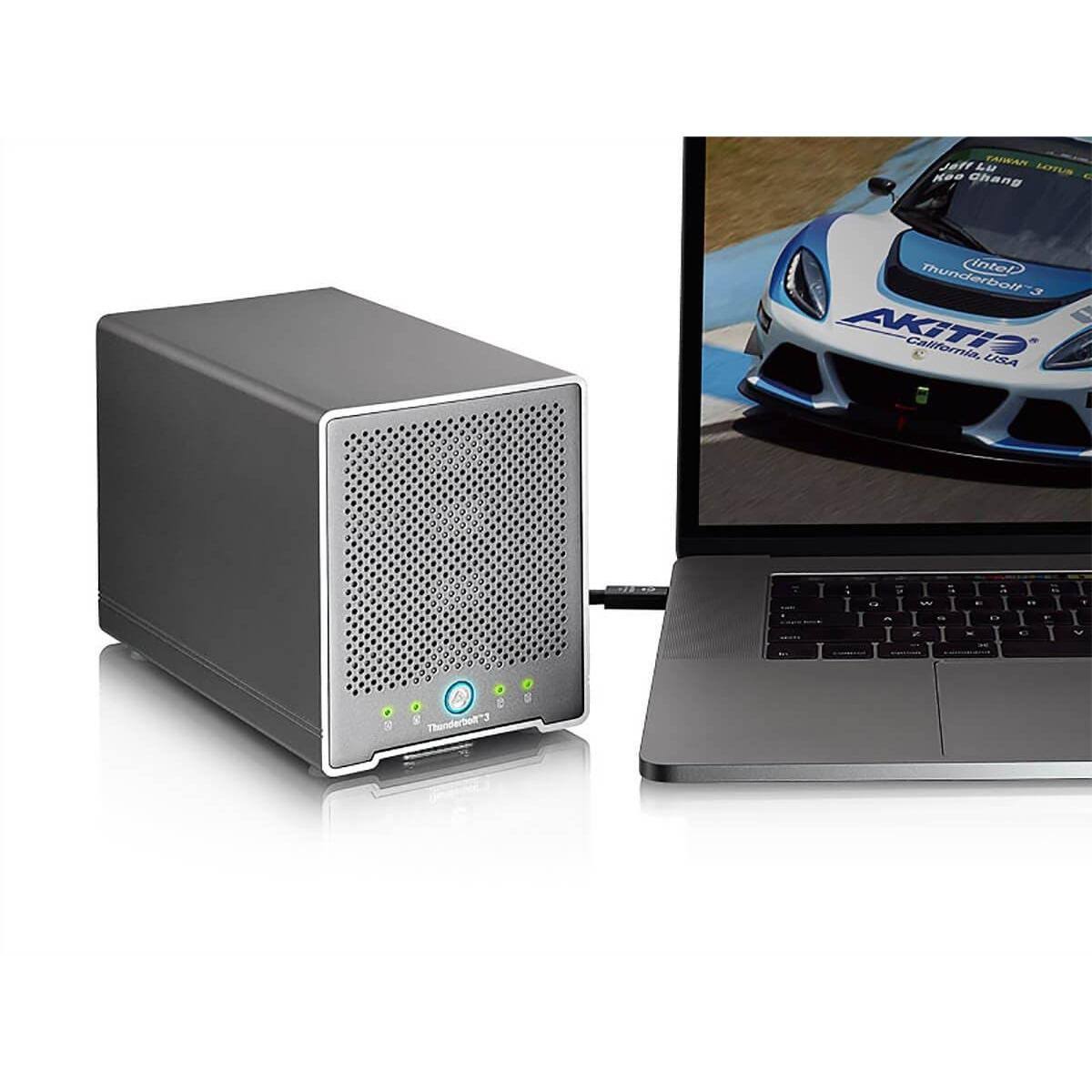 Charcoal Gray 4-Bay Raid Array S3979