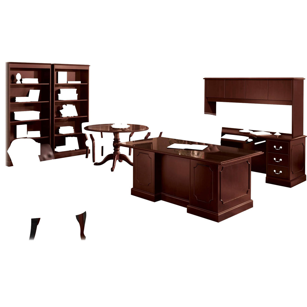 Mahogany Bookcase Hutch H616