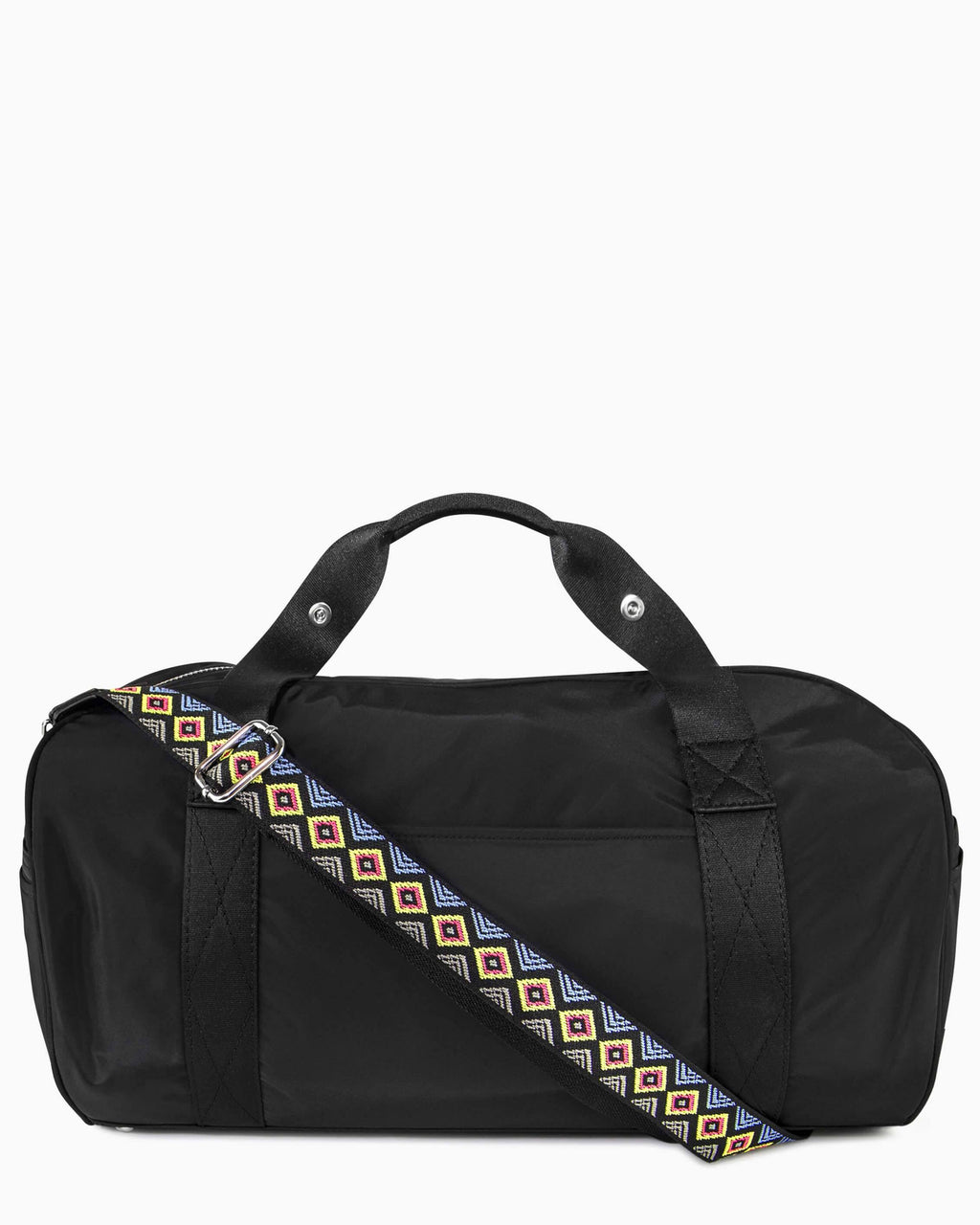 Grey Nylon Large Duffle T8249