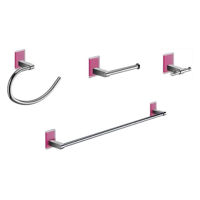 Pink Bathroom Accessory Set H1767