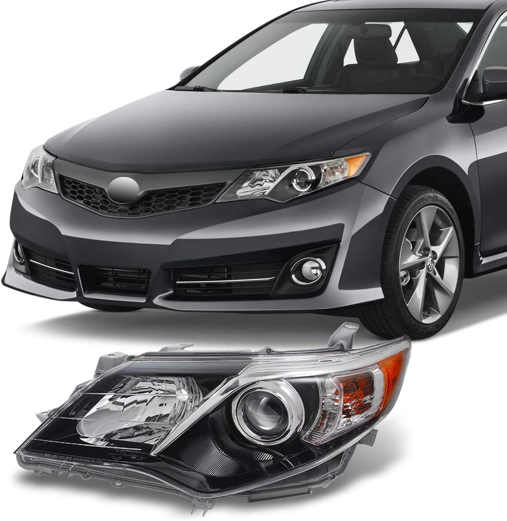 Black Projector Headlights Lamp Driver Left Passenger Right K364375
