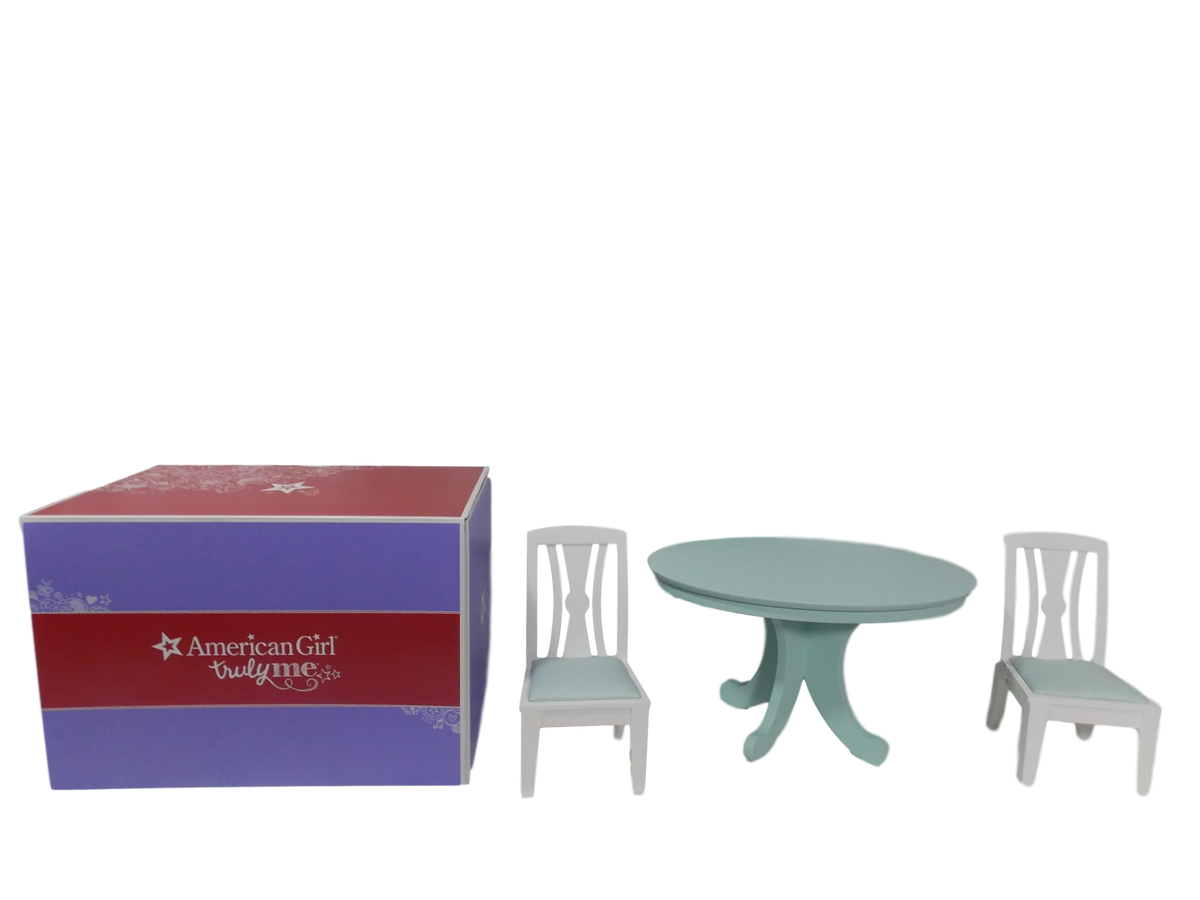 Dining Table & Chairs Set for 18 Inch Dolls I4260