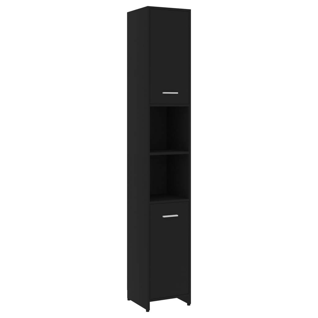 Gray Chipboard Bathroom Cabinet C252