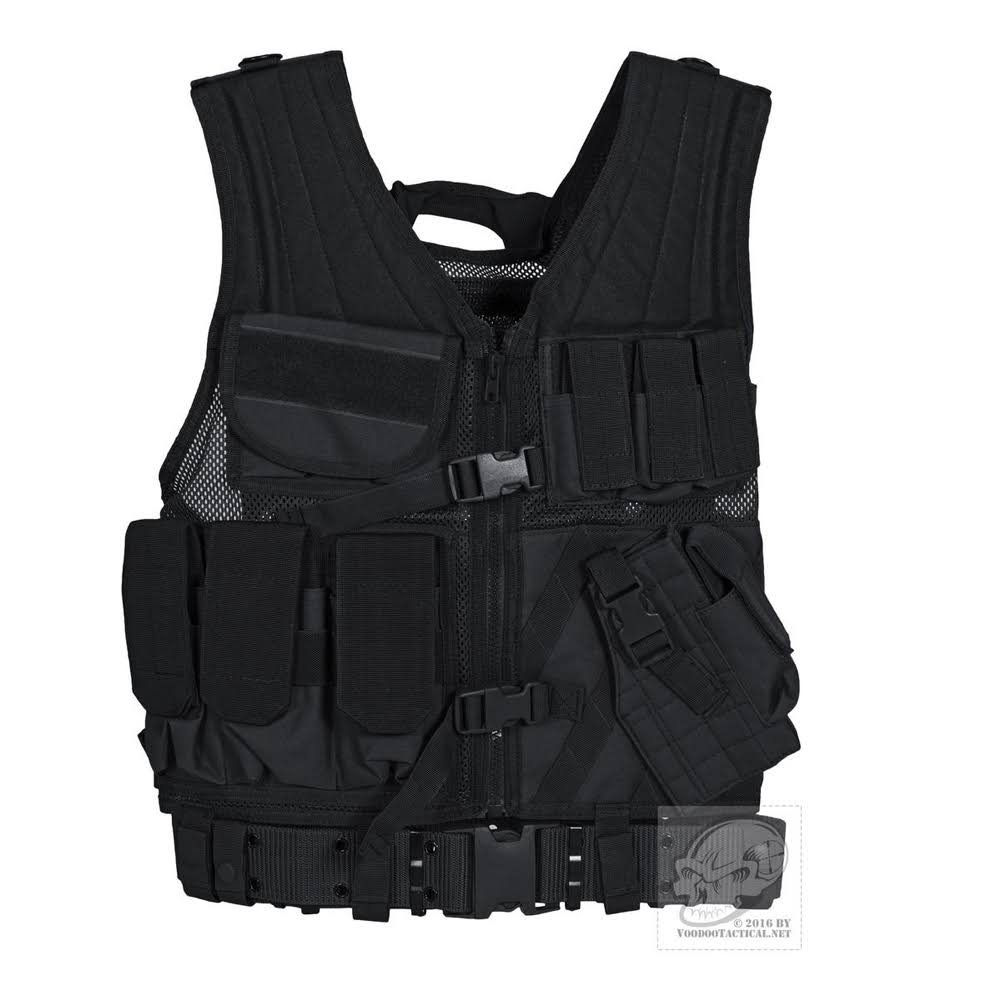 Black Entry Assault Vest F764