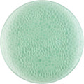 16 Pack 13" Round Translucent Green Plastic Plates K420