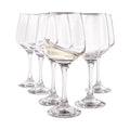 9.5 Ounce Clear Glass Wine Glasses Set of 6 N921134