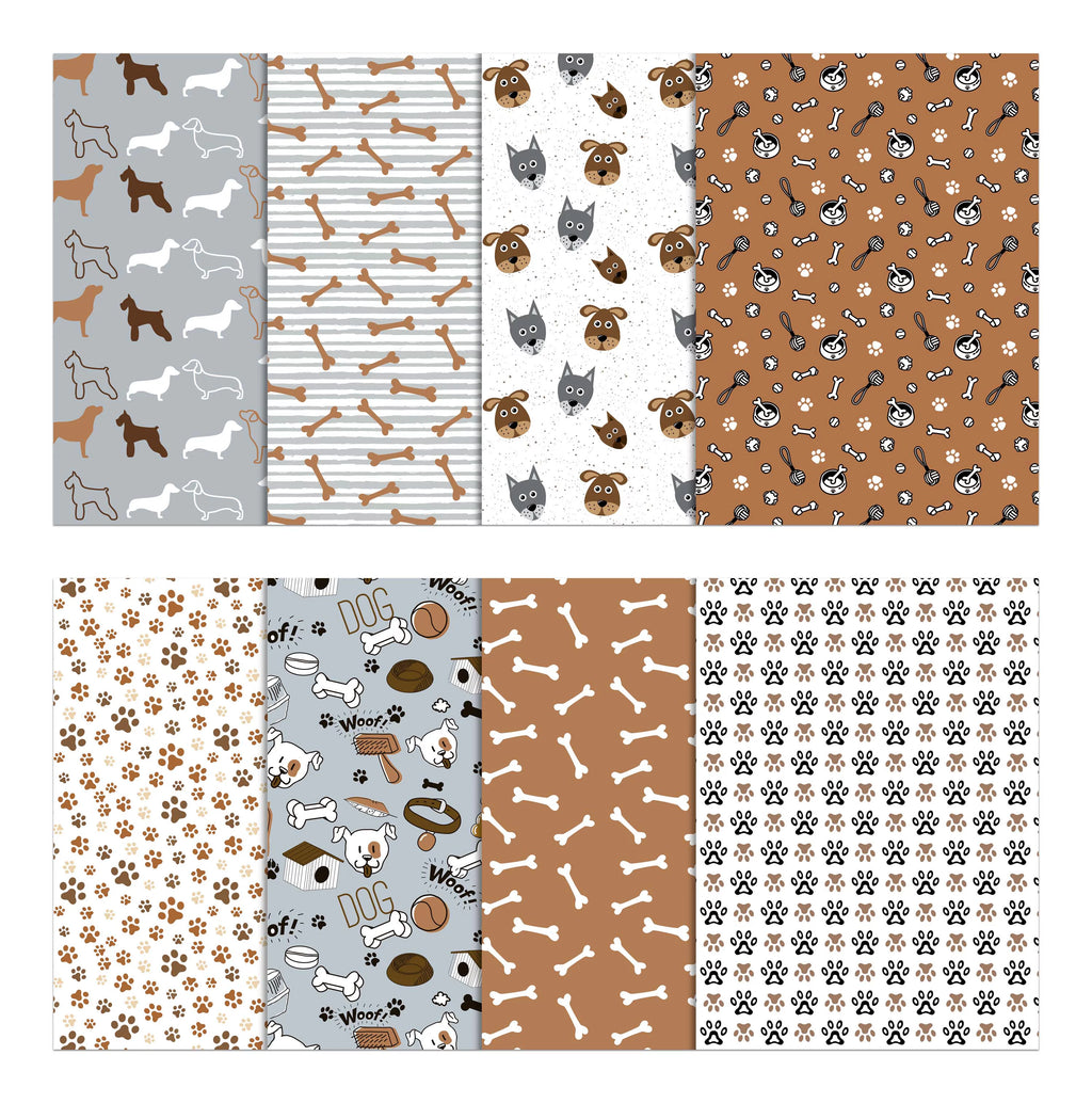 8 Pc 100% Cotton Pre-Cut Quilting Fabric W8931