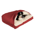 Red Rectangle Cozy Cave Dog Bed B257052