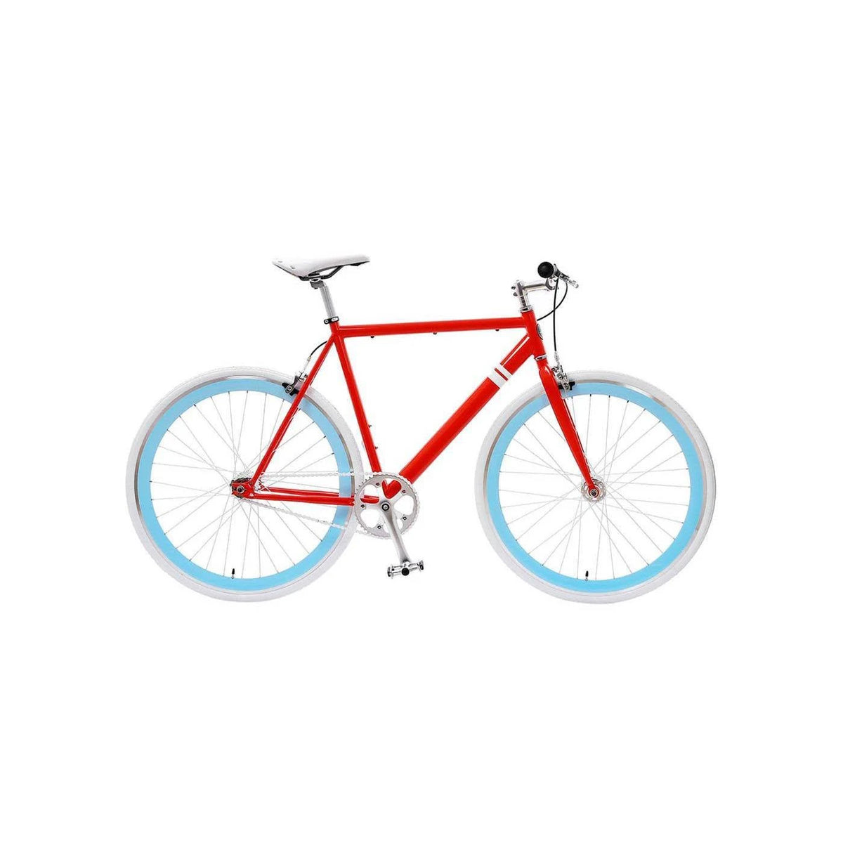 Red Single Speed Road Bike A695