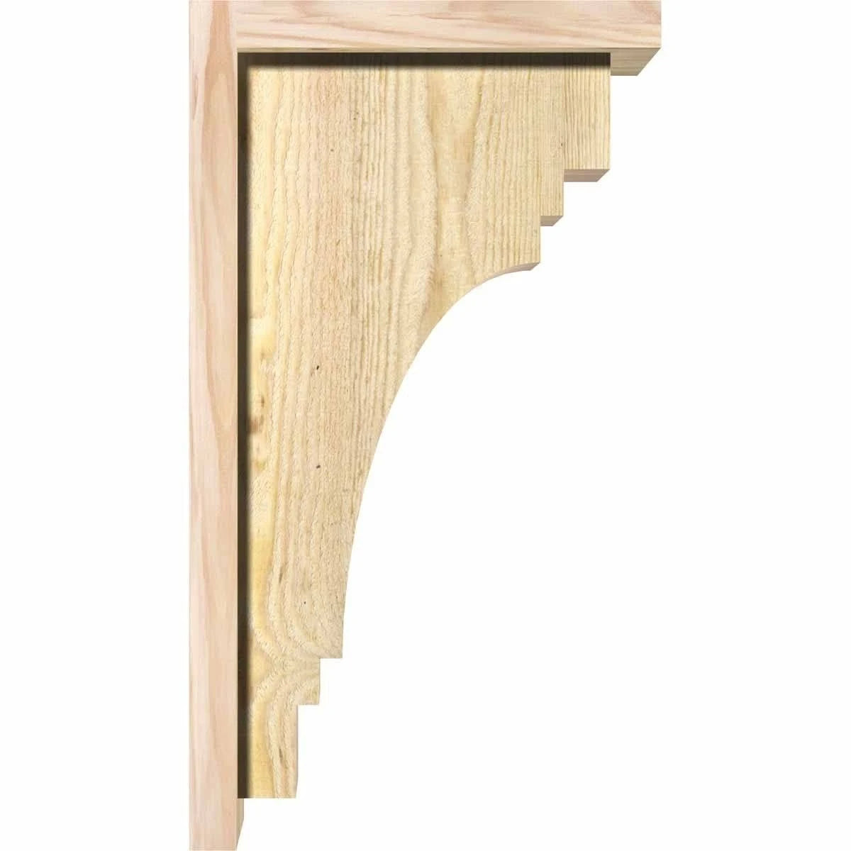 Douglas Fir Corbel with Backplate S2236