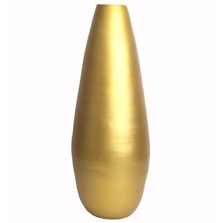 Gold Tall Floor Vase Q60682
