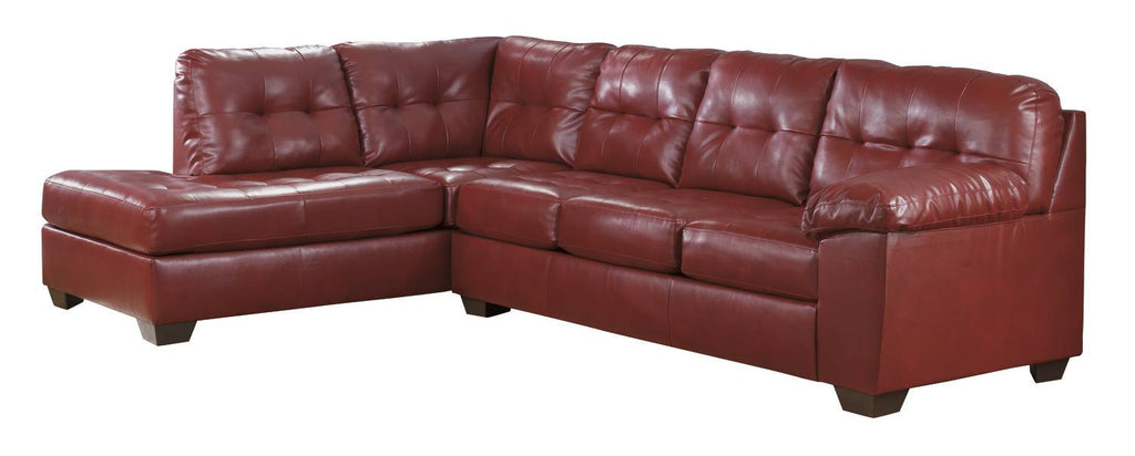 Red Left Arm Facing Sectional U524