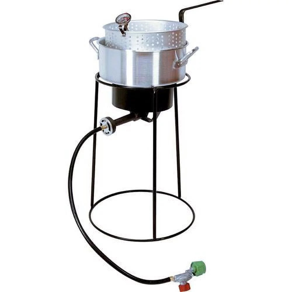20-Inch Propane Outdoor Cooker With 9-Quart Aluminum Fry Pan T892575